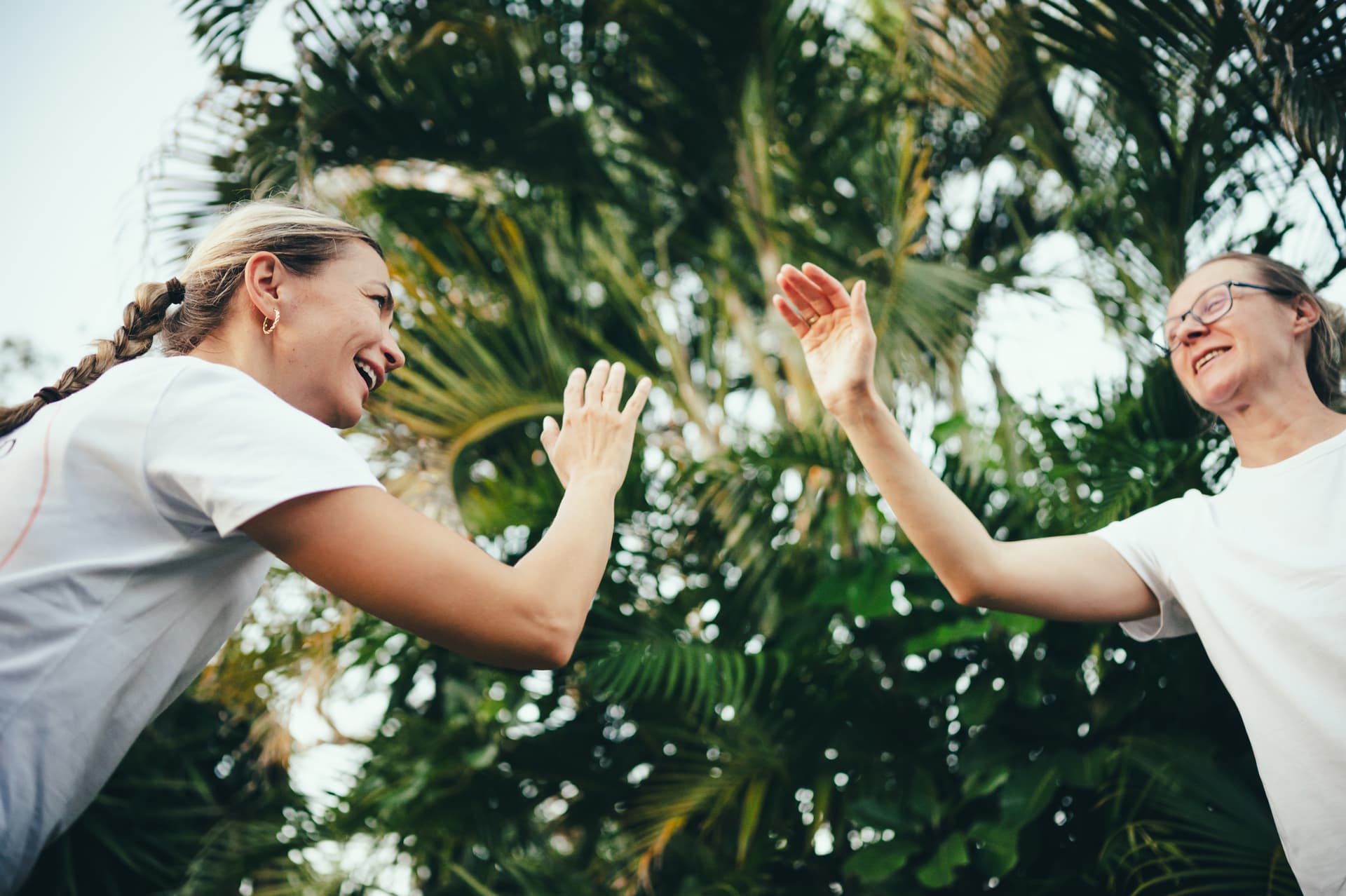 High five celebration